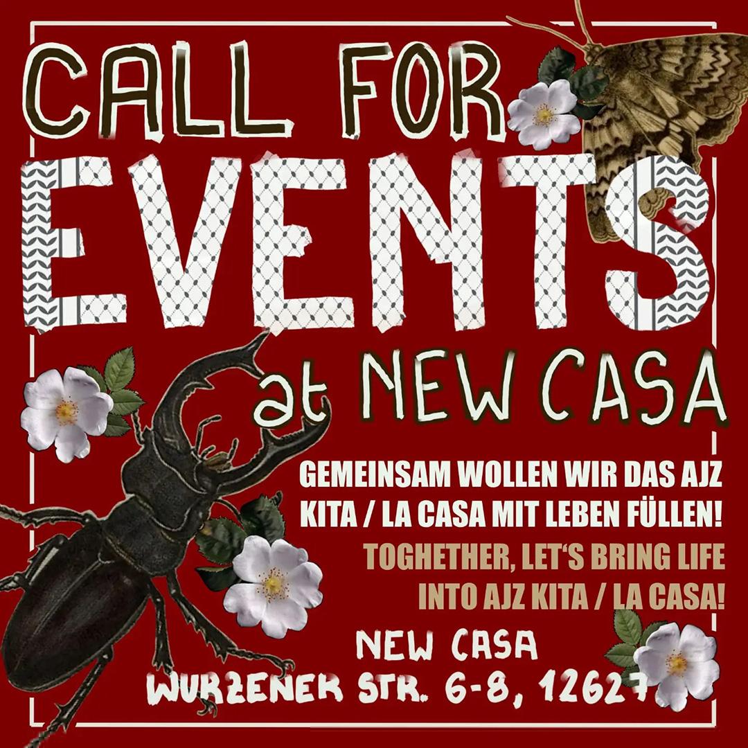 Call for events – Aufruf für Veranstaltungen